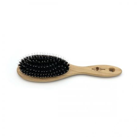 Haarbürste groß oval mit Borsten und Frisierpins