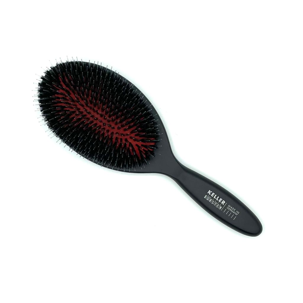Haarbürste extra groß oval mit Borsten und Frisierpins