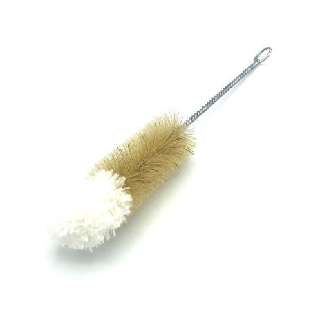 Reinigungsbürste 40 mm mit Naturborsten und Wollkopf